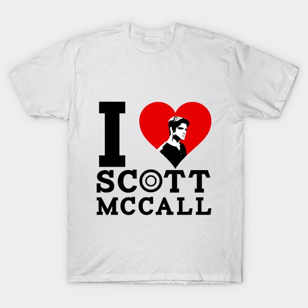 I Heart Scott Mccall T-Shirt by brigillustration